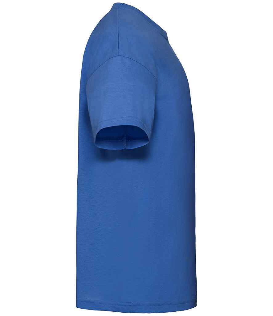 Fruit of the Loom SS6B Royal Blue Right -  Ready to be Printed by Custard Workwear - Cheap Personalised and Customised Workwear in Nottinghamshire, Derbyshire and Leicestershire