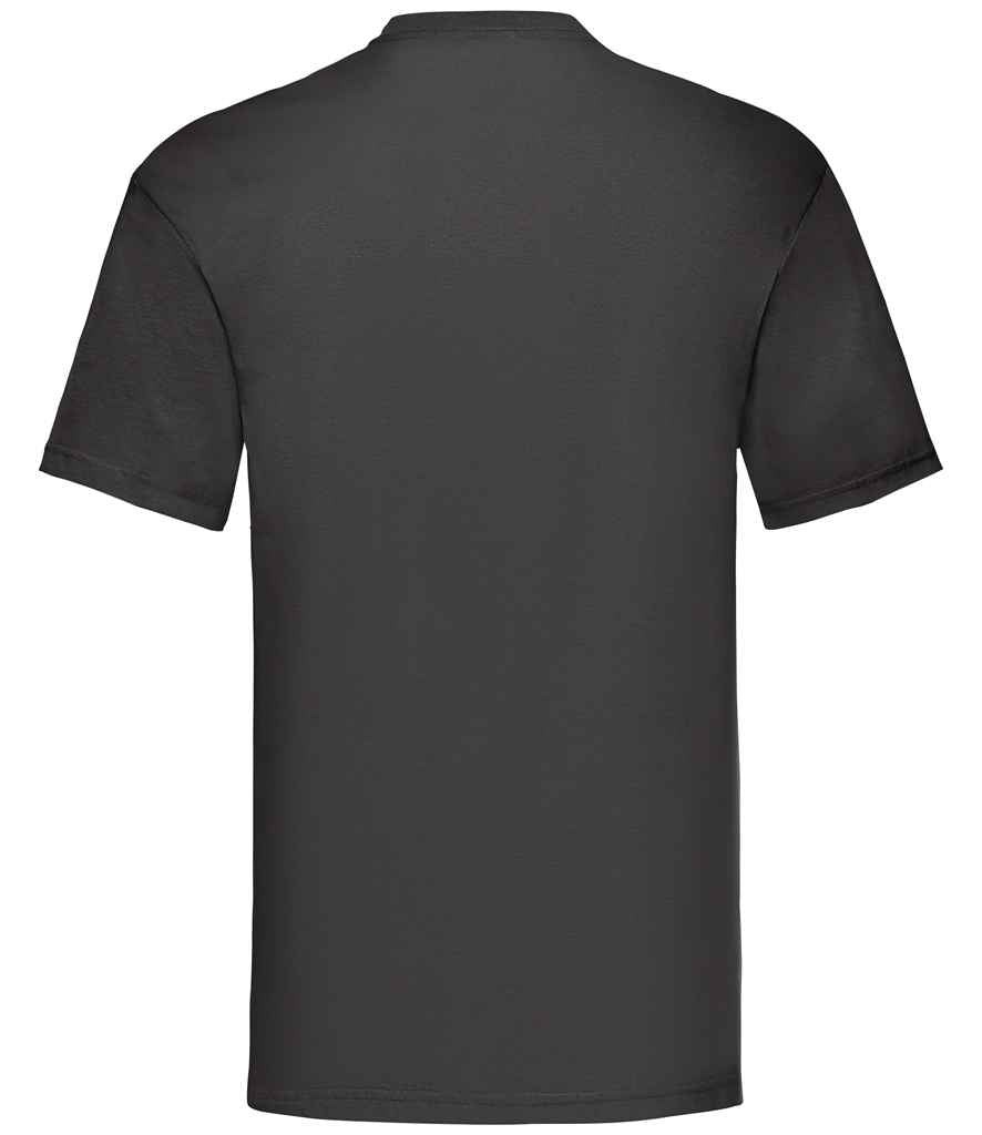Fruit of the Loom SS6 Black Back - Ready to be Printed by Custard Workwear - Cheap Personalised and Customised Workwear in Nottinghamshire, Derbyshire and Leicestershire