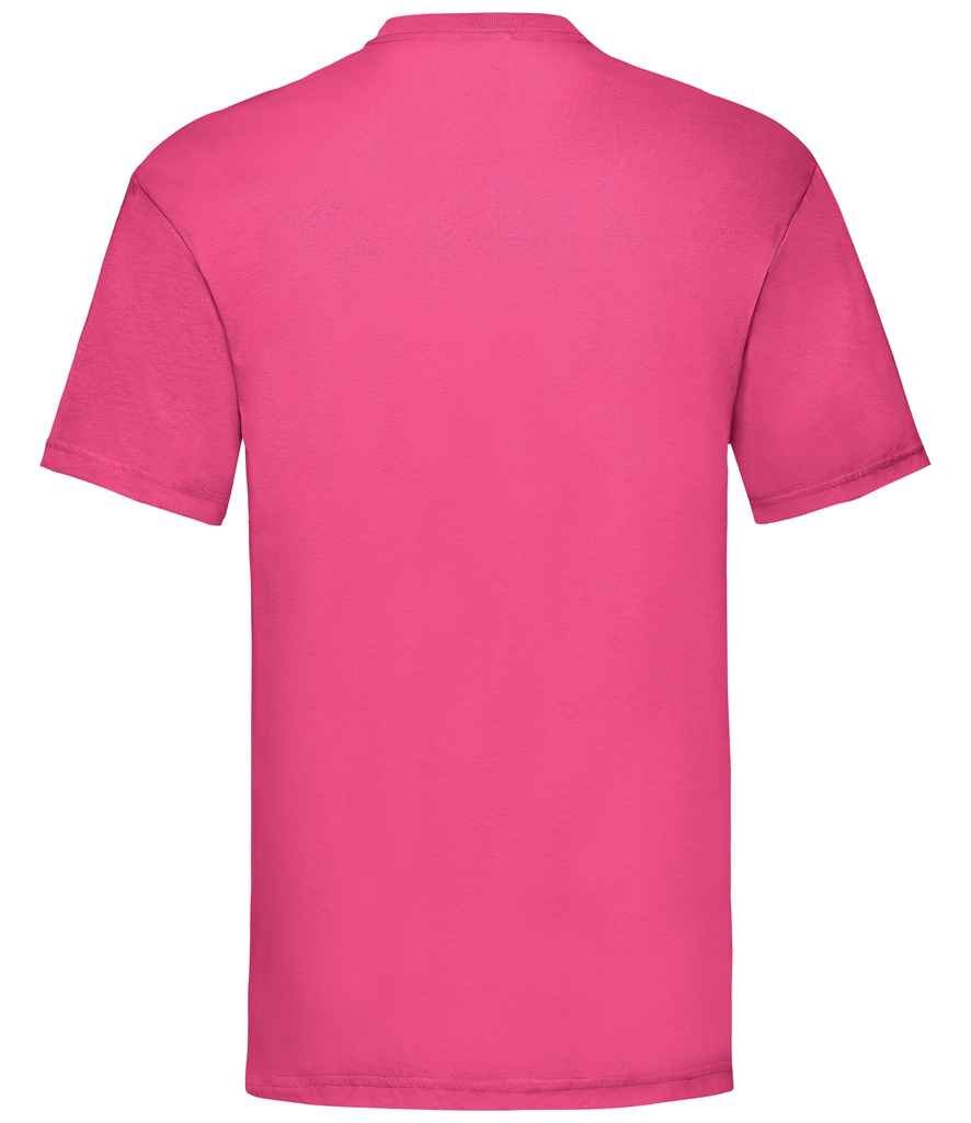 Fruit of the Loom SS6 Fuchsia Back - Ready to be Printed by Custard Workwear - Cheap Personalised and Customised Workwear in Nottinghamshire, Derbyshire and Leicestershire