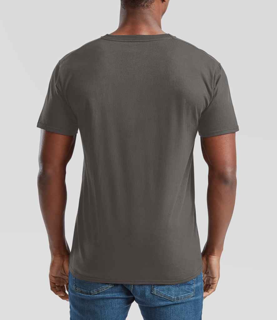 Fruit of the Loom SS6 Light Graphite Model -  Ready to be Printed by Custard Workwear - Cheap Personalised and Customised Workwear in Nottinghamshire, Derbyshire and Leicestershire