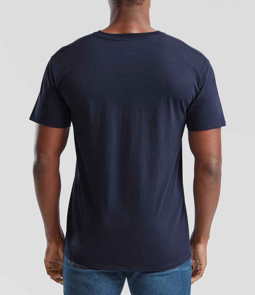 Fruit of the Loom SS6 Navy Model -  Ready to be Printed by Custard Workwear - Cheap Personalised and Customised Workwear in Nottinghamshire, Derbyshire and Leicestershire