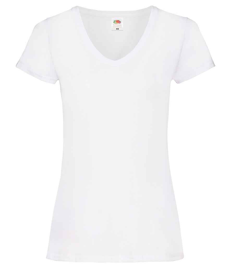 Fruit of the Loom SS702 White Front - Ready to be Printed by Custard Workwear - Cheap Personalised and Customised Workwear in Nottinghamshire, Derbyshire and Leicestershire