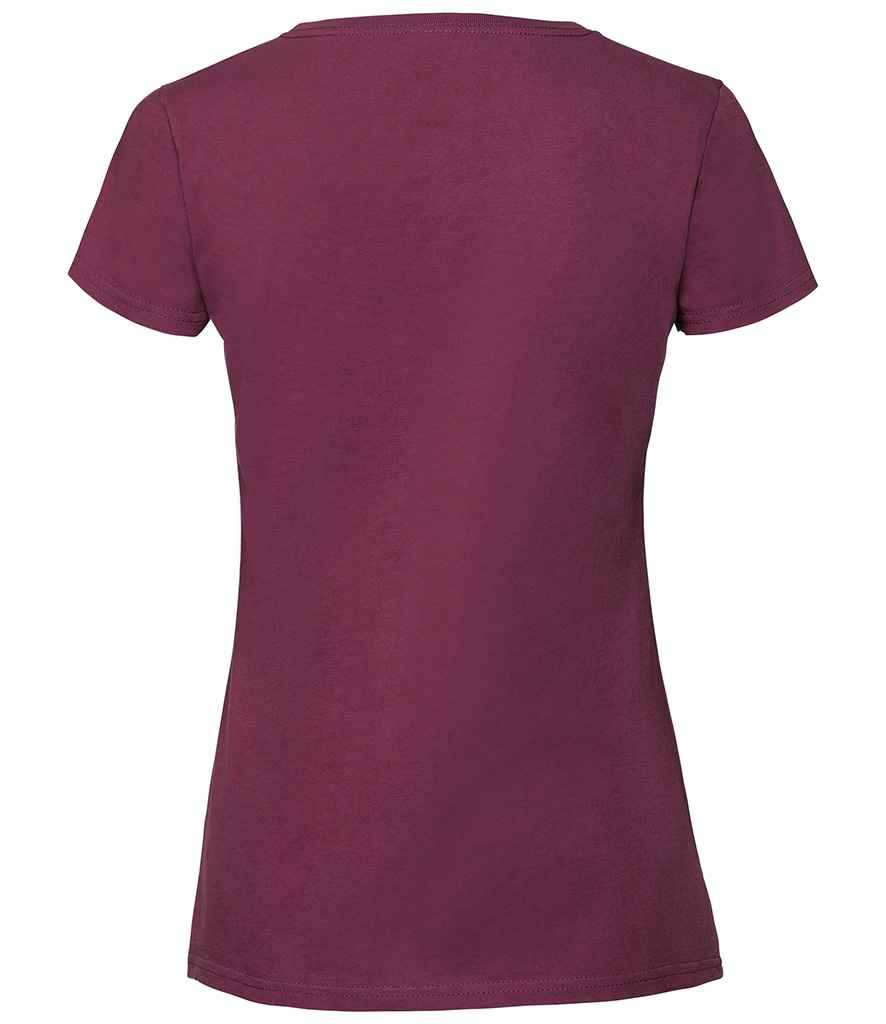 Fruit of the Loom SS720 Burgundy Back - Ready to be Embroidered and Printed by Custard Workwear - Cheap Personalised and Customised Workwear in Nottinghamshire, Derbyshire and Leicestershire