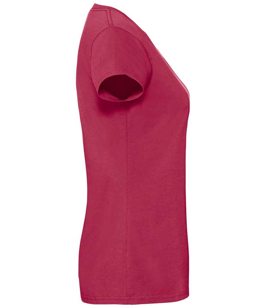 Fruit of the Loom SS720 Cranberry Right -  Ready to be Embroidered and Printed by Custard Workwear - Cheap Personalised and Customised Workwear in Nottinghamshire, Derbyshire and Leicestershire