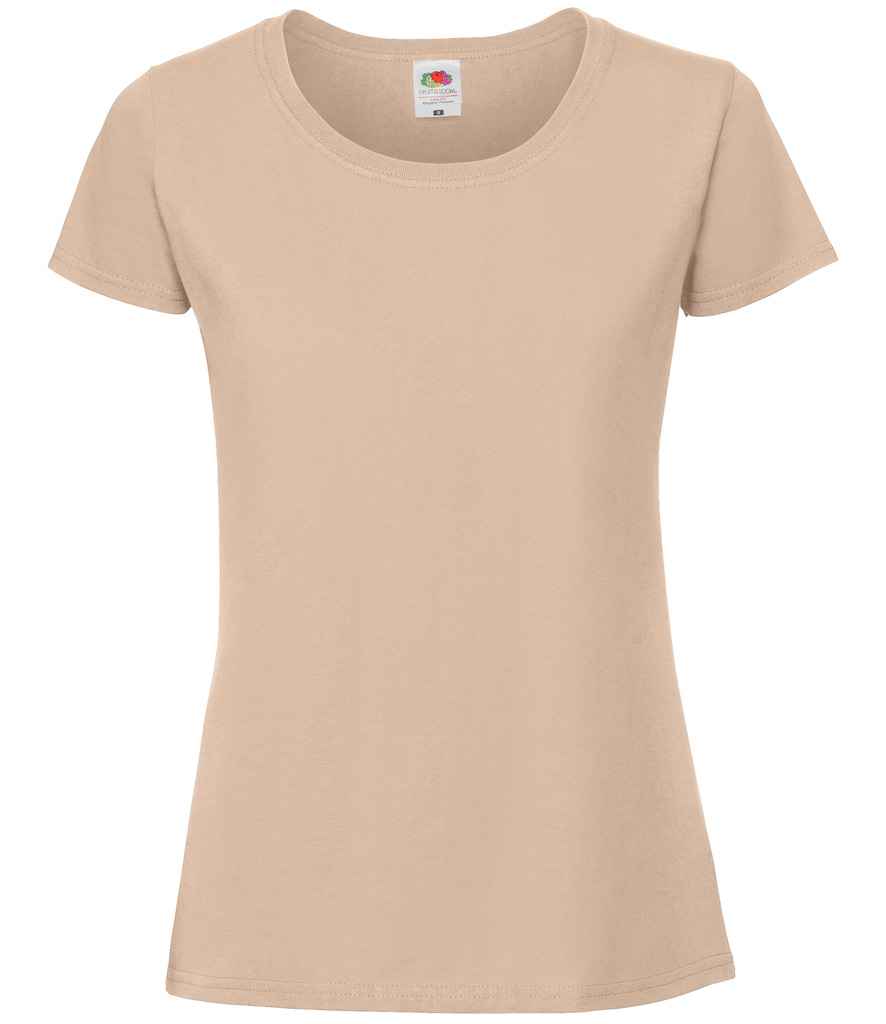 Fruit of the Loom SS720 Desert Sand Front - Ready to be Embroidered and Printed by Custard Workwear - Cheap Personalised and Customised Workwear in Nottinghamshire, Derbyshire and Leicestershire
