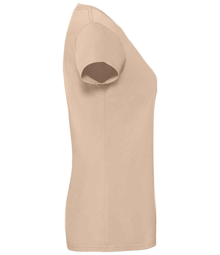 Fruit of the Loom SS720 Desert Sand Right -  Ready to be Embroidered and Printed by Custard Workwear - Cheap Personalised and Customised Workwear in Nottinghamshire, Derbyshire and Leicestershire