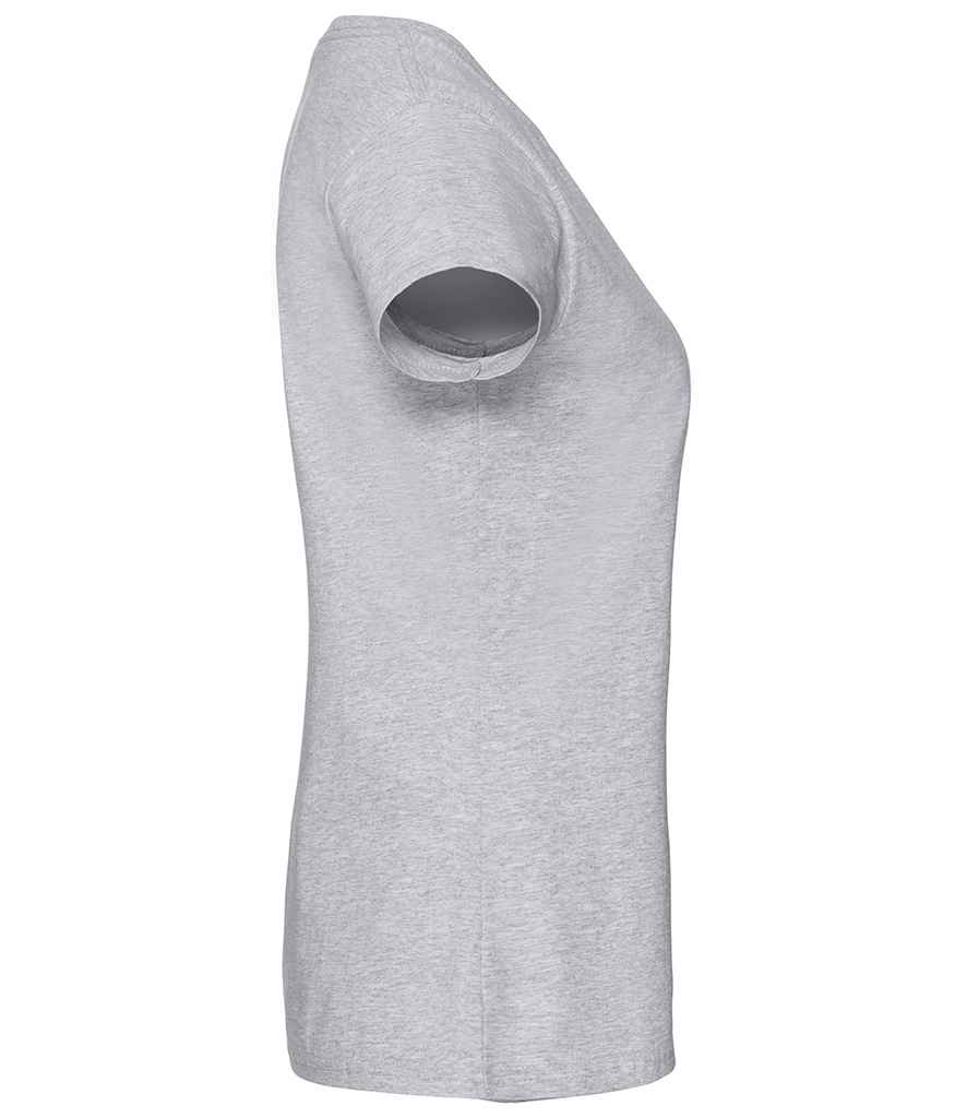 Fruit of the Loom SS720 Heather Grey Right -  Ready to be Embroidered and Printed by Custard Workwear - Cheap Personalised and Customised Workwear in Nottinghamshire, Derbyshire and Leicestershire