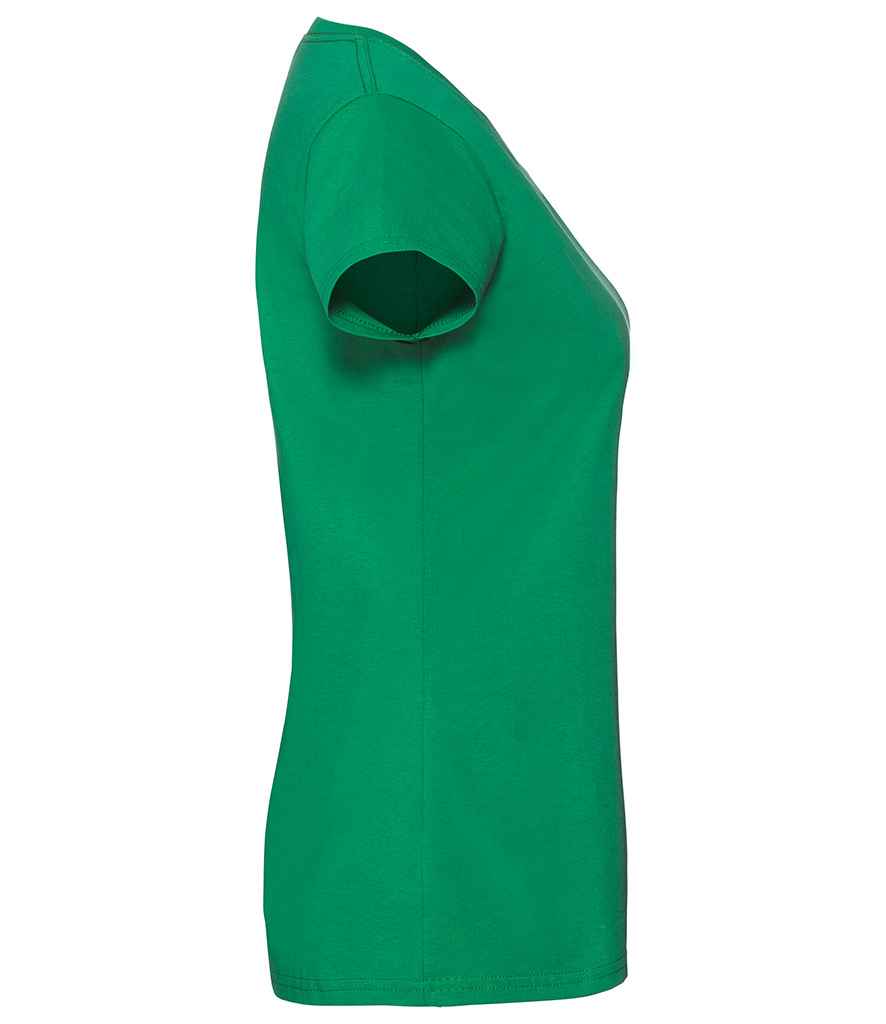 Fruit of the Loom SS720 Kelly Green Right - Ready to be Embroidered and Printed by Custard Workwear - Cheap Personalised and Customised Workwear in Nottinghamshire, Derbyshire and Leicestershire