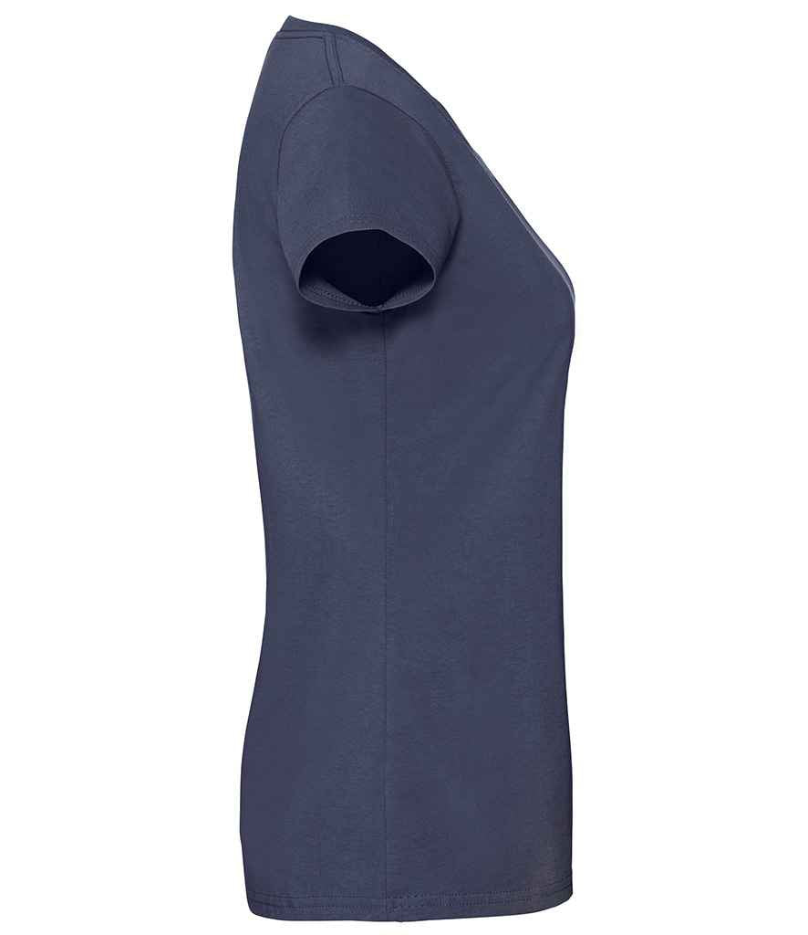 Fruit of the Loom SS720 Navy Right -  Ready to be Embroidered and Printed by Custard Workwear - Cheap Personalised and Customised Workwear in Nottinghamshire, Derbyshire and Leicestershire