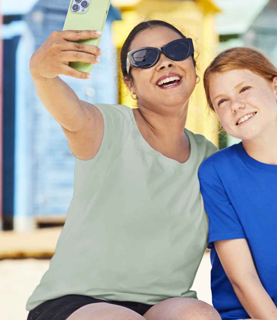 Fruit of the Loom SS720 Sage Model -  Ready to be Embroidered and Printed by Custard Workwear - Cheap Personalised and Customised Workwear in Nottinghamshire, Derbyshire and Leicestershire