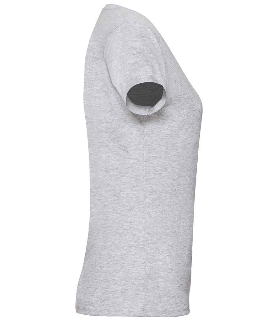 Fruit of the Loom SS77 Heather Grey Right - Ready to be Printed by Custard Workwear - Cheap Personalised and Customised Workwear in Nottinghamshire, Derbyshire and Leicestershire