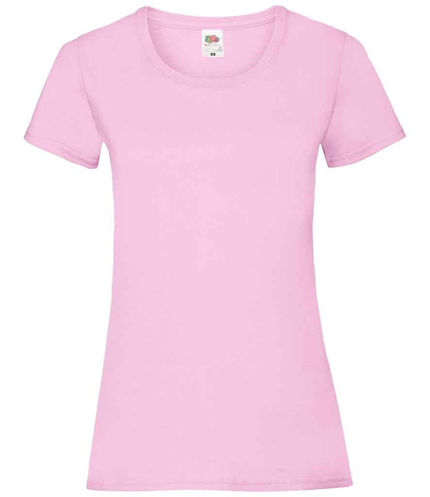 Fruit of the Loom SS77 Light Pink Front - Ready to be Printed by Custard Workwear - Cheap Personalised and Customised Workwear in Nottinghamshire, Derbyshire and Leicestershire