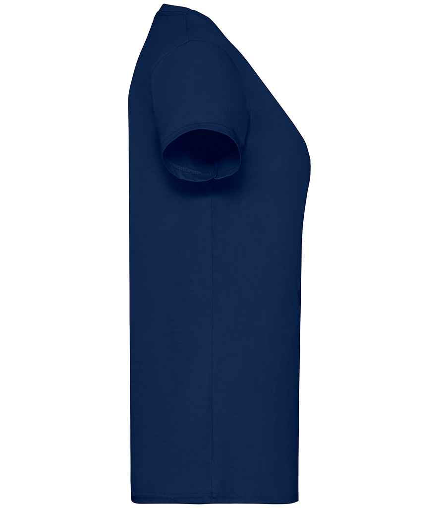 Fruit of the Loom SS77 Navy Right - Ready to be Printed by Custard Workwear - Cheap Personalised and Customised Workwear in Nottinghamshire, Derbyshire and Leicestershire