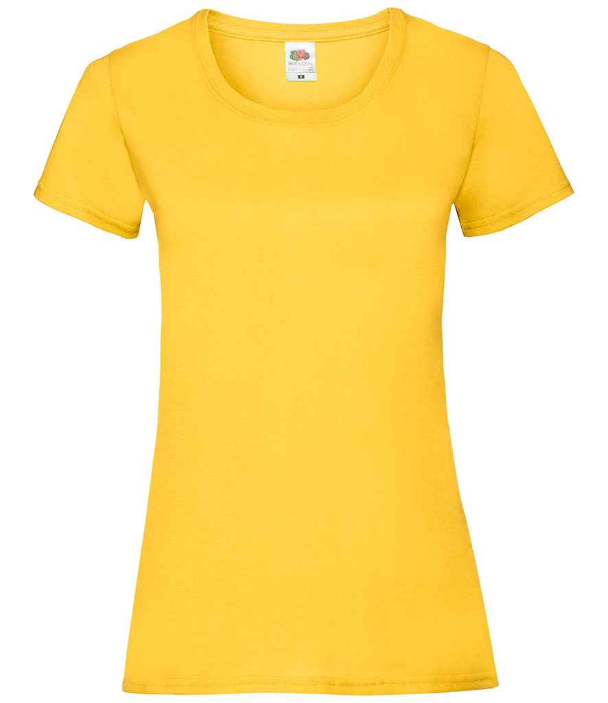 Fruit of the Loom SS77 Sunflower Front - Ready to be Printed by Custard Workwear - Cheap Personalised and Customised Workwear in Nottinghamshire, Derbyshire and Leicestershire