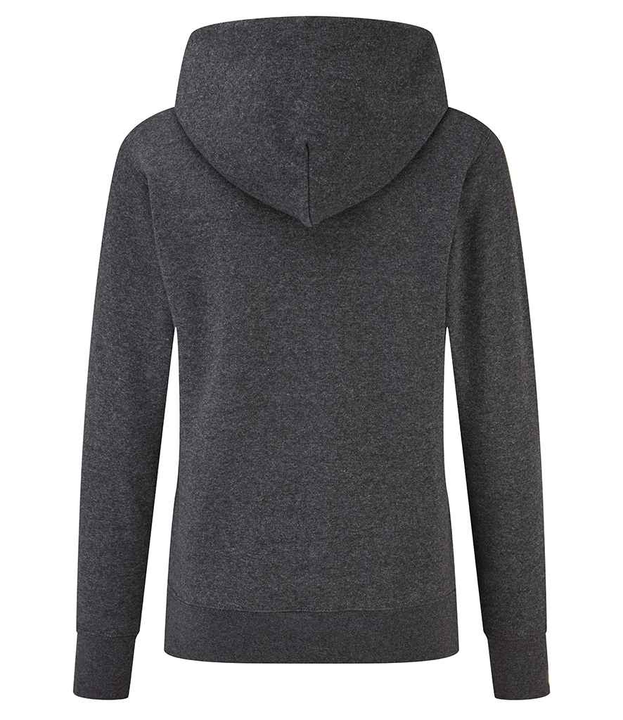 Fruit of the Loom SS801 Dark Heather Back - Ready to be Embroidered and Printed by Custard Workwear - Cheap Personalised and Customised Workwear in Nottinghamshire, Derbyshire and Leicestershire
