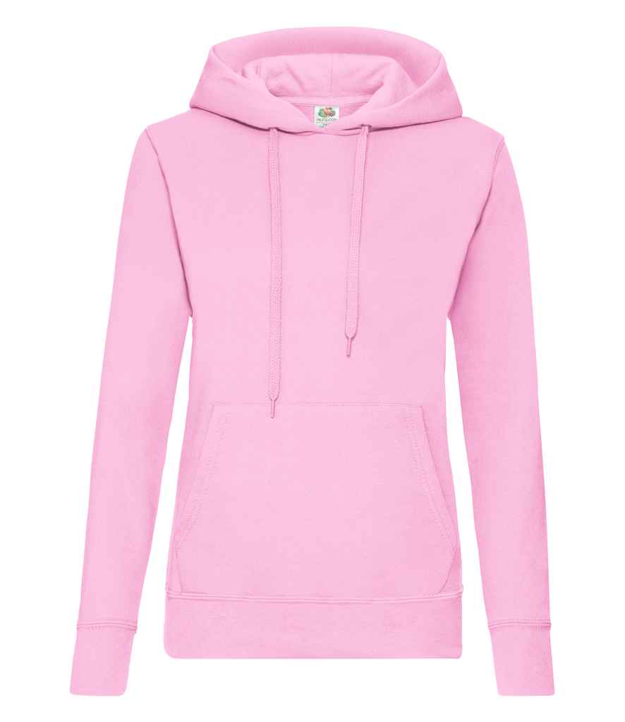 Fruit of the Loom SS801 Light Pink Front - Ready to be Embroidered and Printed by Custard Workwear - Cheap Personalised and Customised Workwear in Nottinghamshire, Derbyshire and Leicestershire