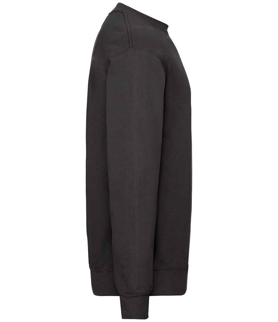 Fruit of the Loom SS9 Black Right - Ready to be Embroidered and Printed by Custard Workwear - Cheap Personalised and Customised Workwear in Nottinghamshire, Derbyshire and Leicestershire