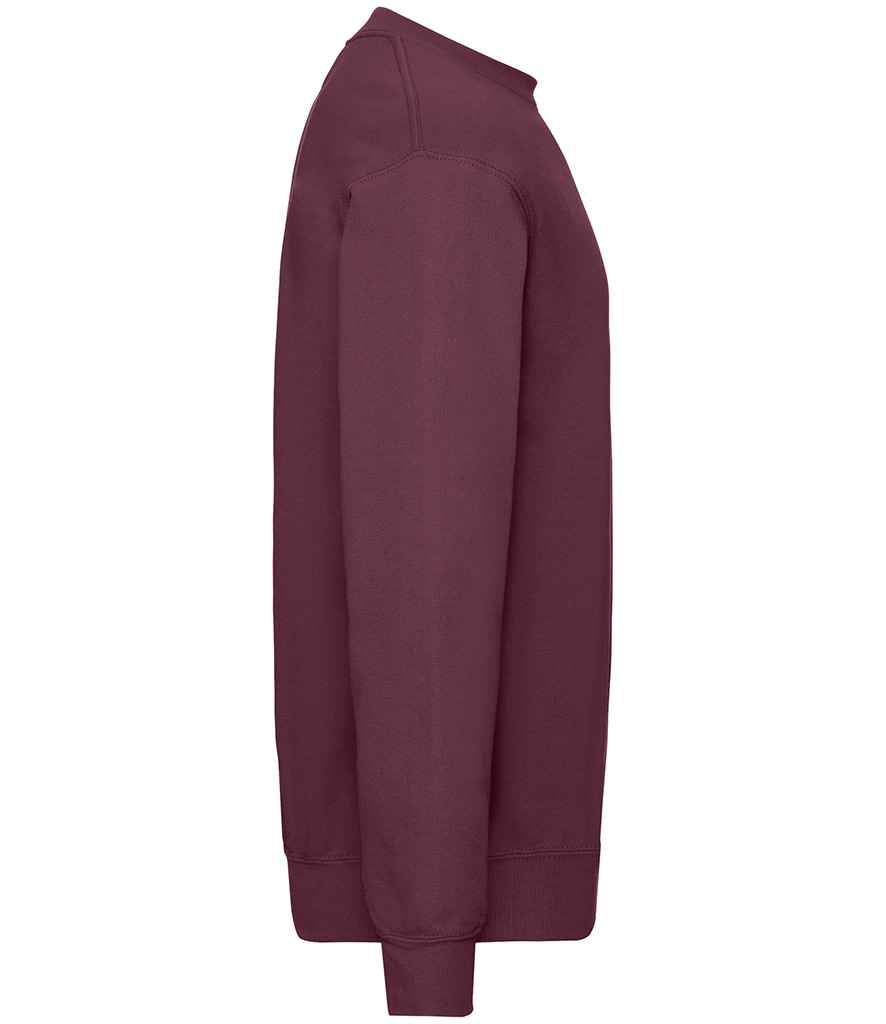 Fruit of the Loom SS9 Burgundy Right - Ready to be Embroidered and Printed by Custard Workwear - Cheap Personalised and Customised Workwear in Nottinghamshire, Derbyshire and Leicestershire