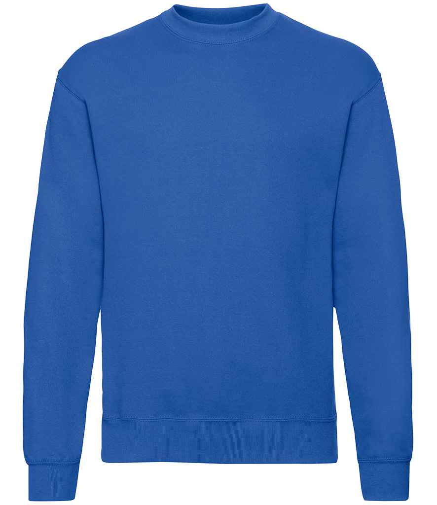 Fruit of the Loom SS9 Royal Blue Front - Ready to be Embroidered and Printed by Custard Workwear - Cheap Personalised and Customised Workwear in Nottinghamshire, Derbyshire and Leicestershire