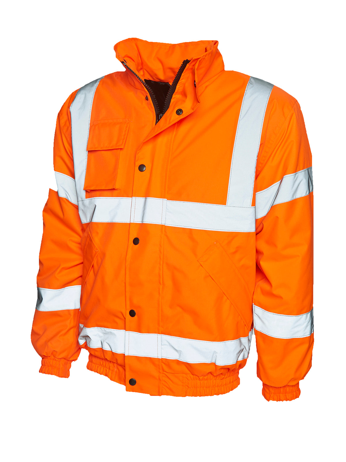 Uneek UC804 - Hi-Vis Jacket Ready to be Embroidered and Printed by Custard Workwear - Cheap Personalised and Customised Workwear in Nottinghamshire, Derbyshire and Leicestershire