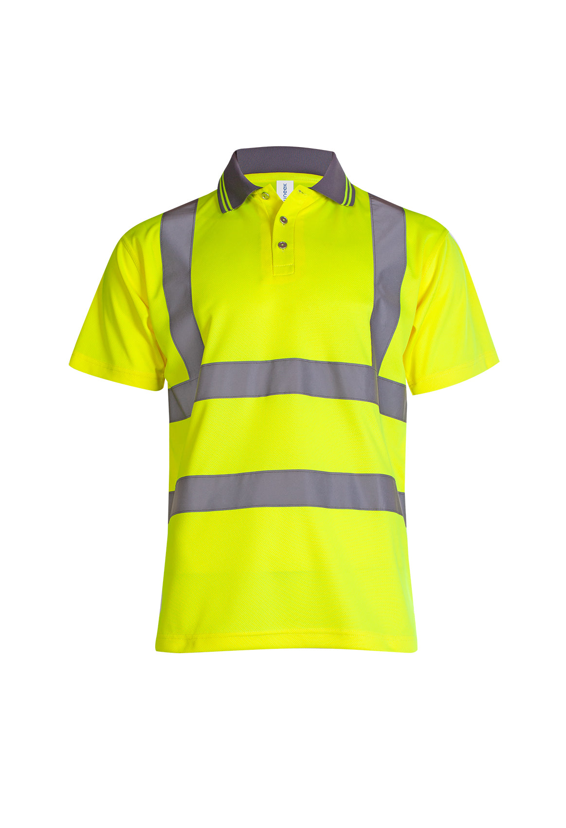 Uneek UC808 - Hi-Vis Polo Shirt Ready to be Printed by Custard Workwear - Cheap Personalised and Customised Workwear in Nottinghamshire, Derbyshire and Leicestershire