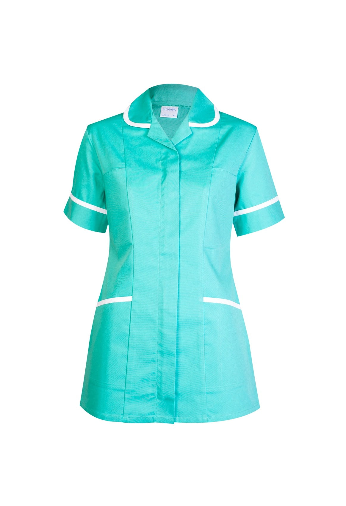 Uneek UC923 - Health Tunic Ready to be Embroidered and Printed by Custard Workwear - Cheap Personalised and Customised Workwear in Nottinghamshire, Derbyshire and Leicestershire