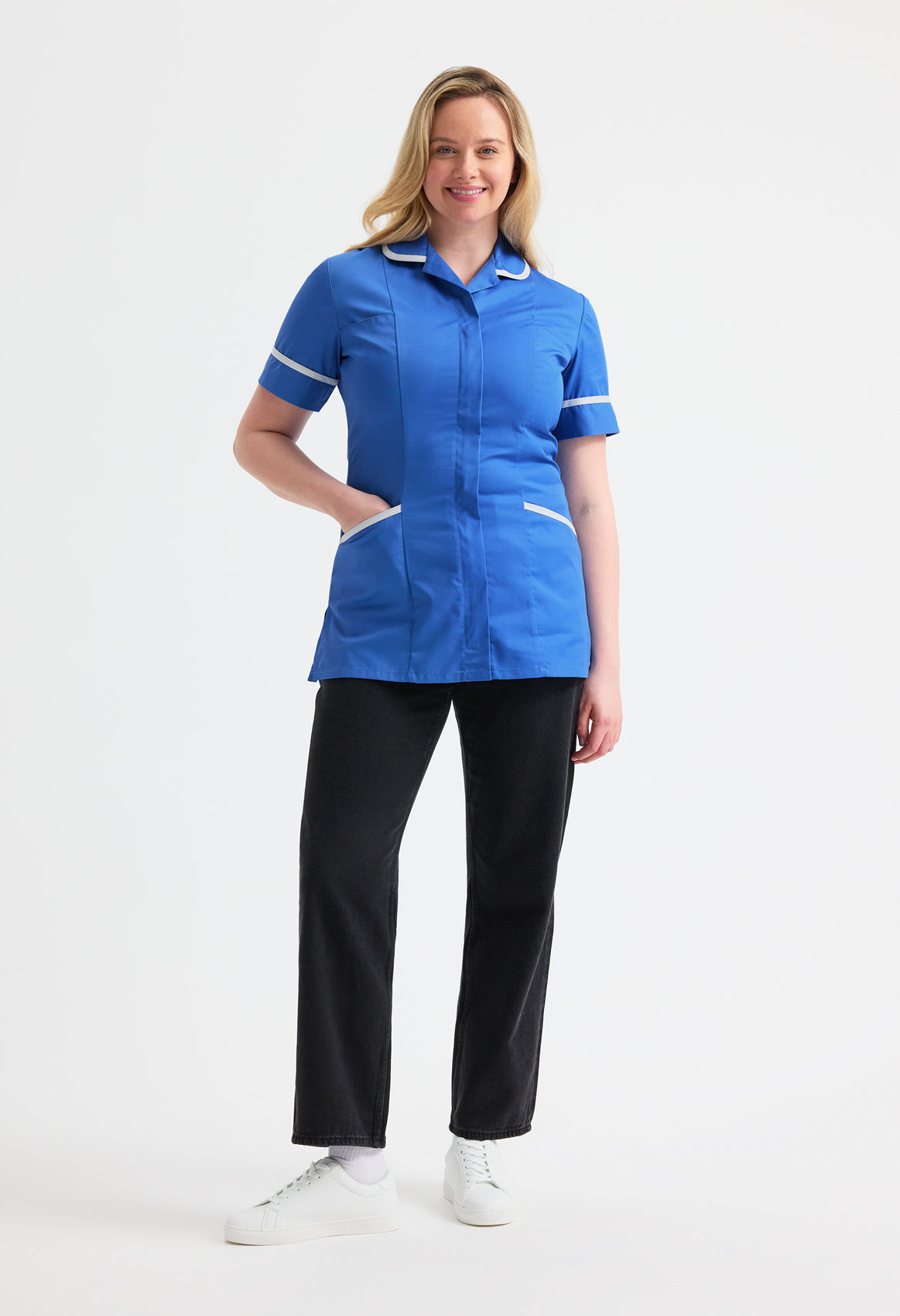 Uneek UC923 - Health Tunic Ready to be Embroidered and Printed by Custard Workwear - Cheap Personalised and Customised Workwear in Nottinghamshire, Derbyshire and Leicestershire