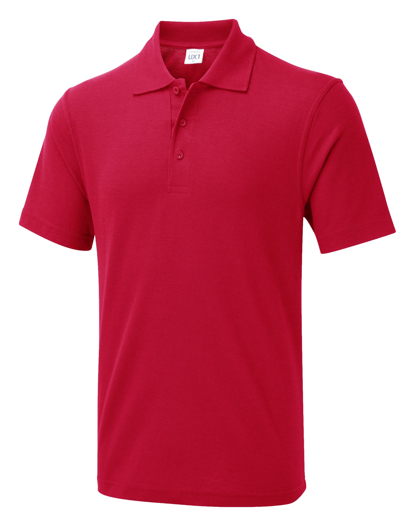 Uneek UX1 - Polo Shirt Ready to be Embroidered and Printed by Custard Workwear - Cheap Personalised and Customised Workwear in Nottinghamshire, Derbyshire and Leicestershire