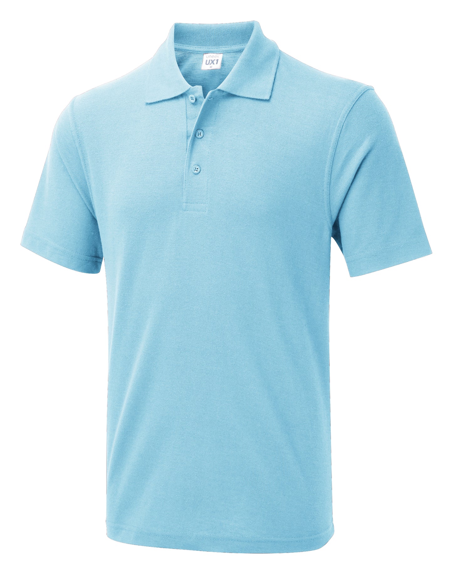 Uneek UX1 - Polo Shirt Ready to be Embroidered and Printed by Custard Workwear - Cheap Personalised and Customised Workwear in Nottinghamshire, Derbyshire and Leicestershire