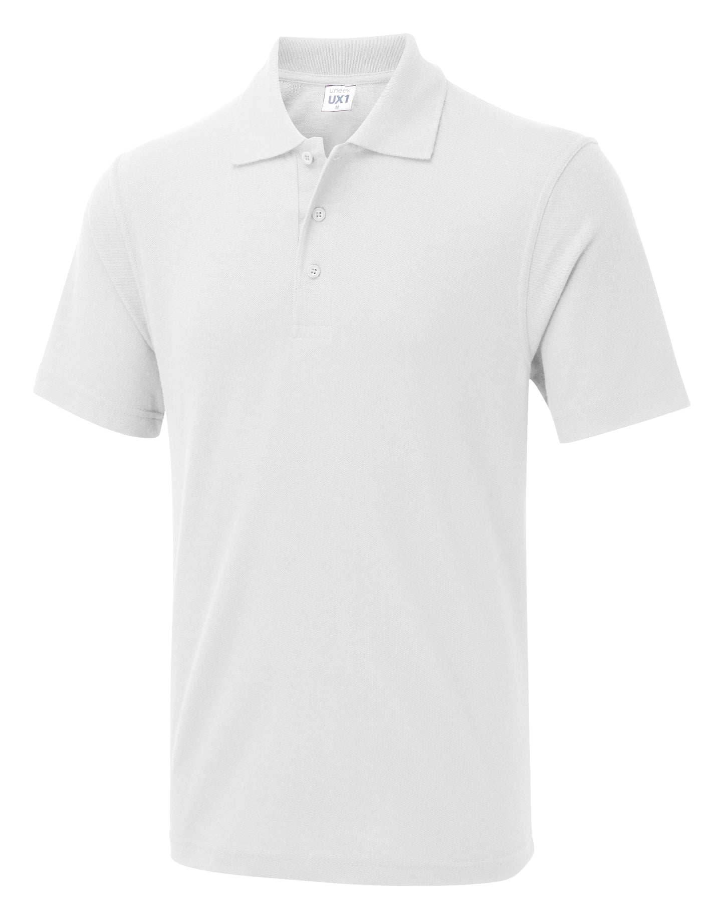 Uneek UX1 - Polo Shirt Ready to be Embroidered and Printed by Custard Workwear - Cheap Personalised and Customised Workwear in Nottinghamshire, Derbyshire and Leicestershire