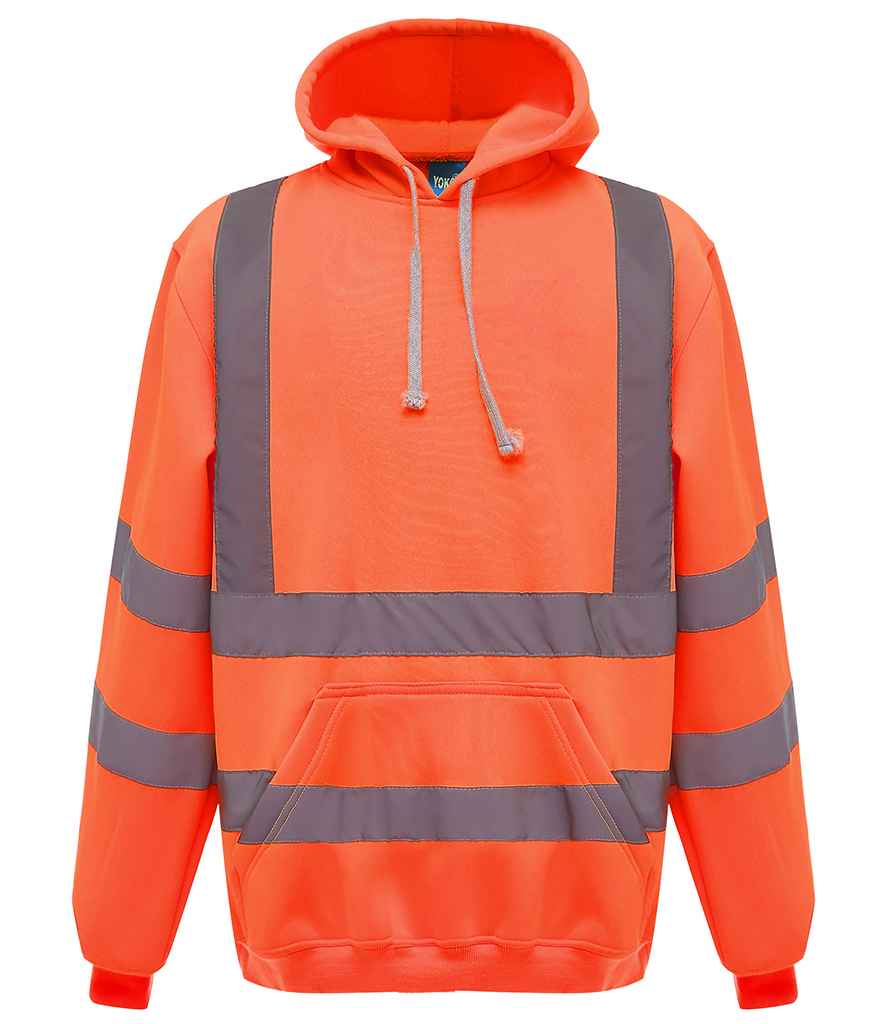Yoko YK031 Orange Front - Ready to be Embroidered and Printed by Custard Workwear - Cheap Personalised and Customised Workwear in Nottinghamshire, Derbyshire and Leicestershire