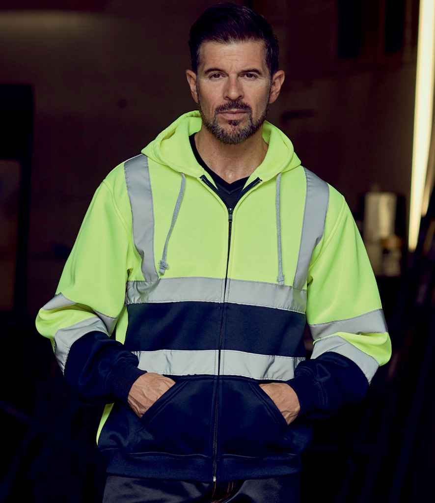 Yoko YK032 Yellow/Navy Model - Ready to be Embroidered and Printed by Custard Workwear - Cheap Personalised and Customised Workwear in Nottinghamshire, Derbyshire and Leicestershire