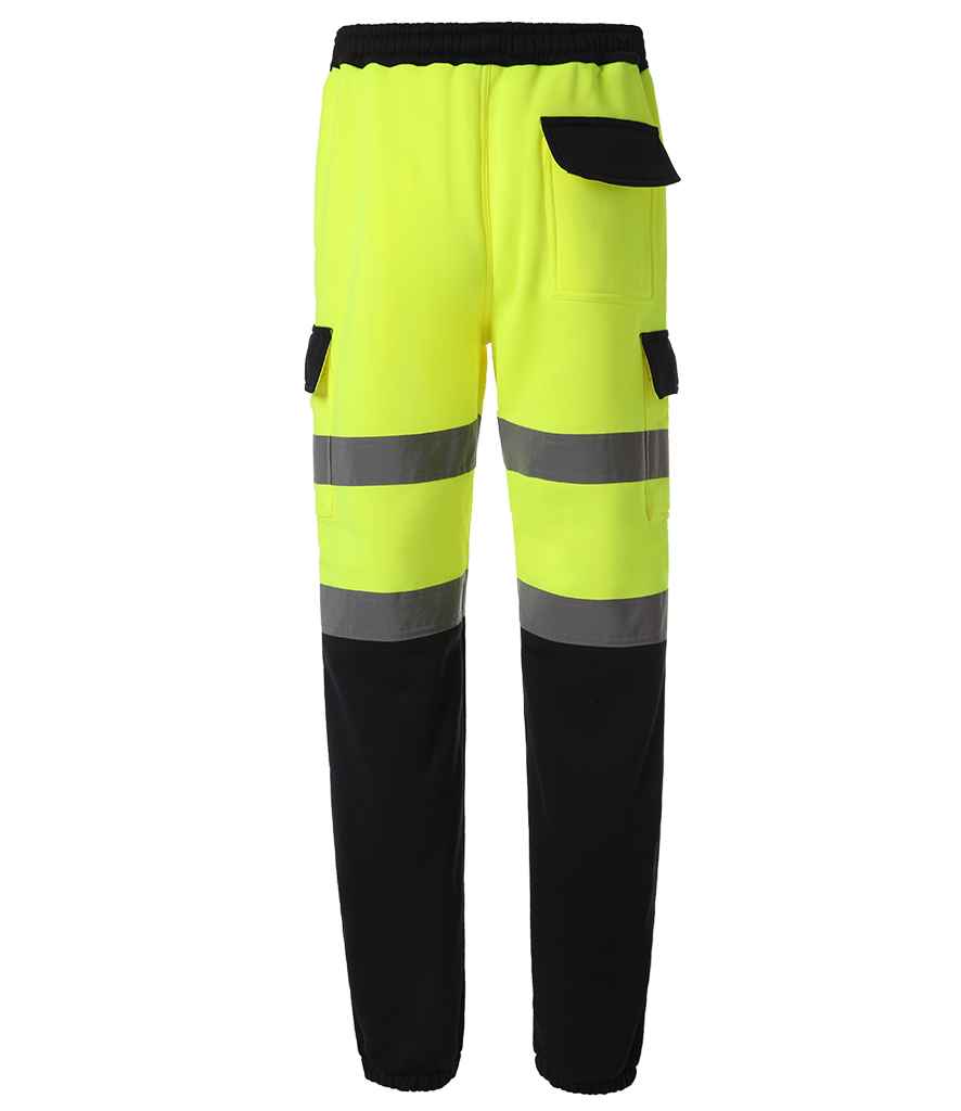 Yoko YK034 Yellow/Navy Back - Ready to be Printed by Custard Workwear - Cheap Personalised and Customised Workwear in Nottinghamshire, Derbyshire and Leicestershire
