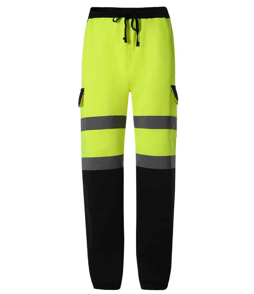 Yoko YK034 Yellow/Navy Front - Ready to be Printed by Custard Workwear - Cheap Personalised and Customised Workwear in Nottinghamshire, Derbyshire and Leicestershire