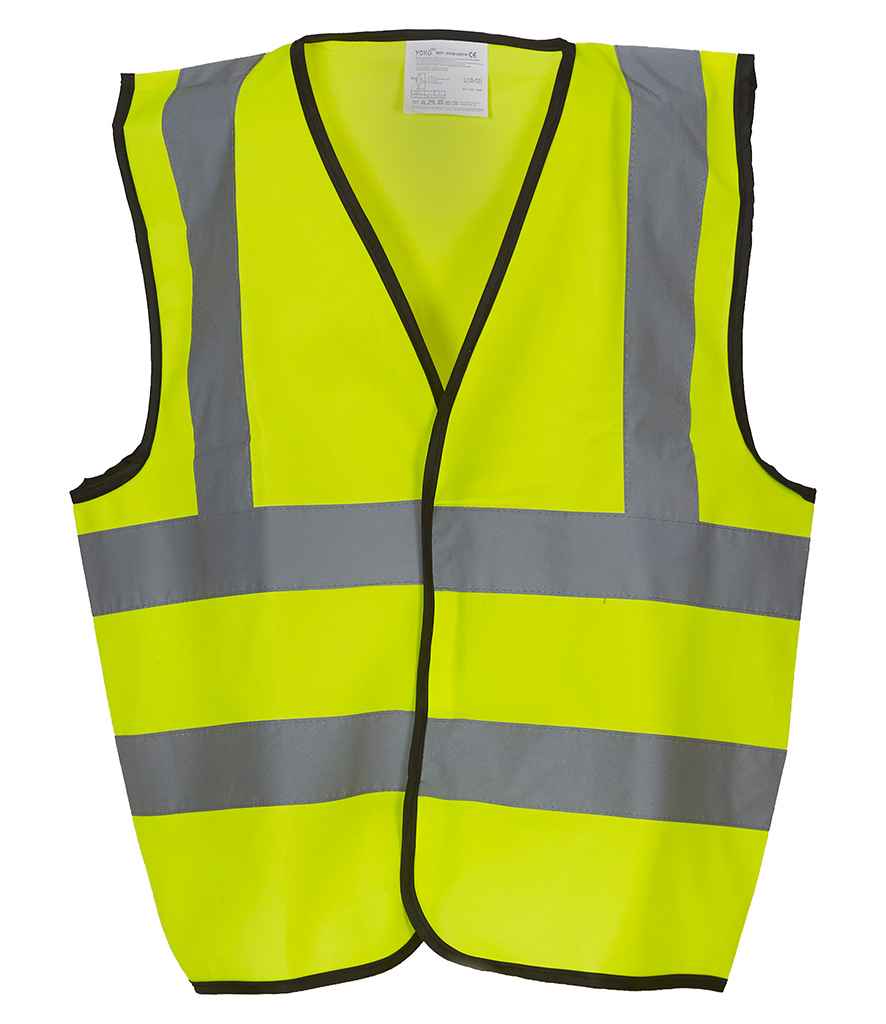 Yoko YK102B Yellow Front - Ready to be Printed by Custard Workwear - Cheap Personalised and Customised Workwear in Nottinghamshire, Derbyshire and Leicestershire