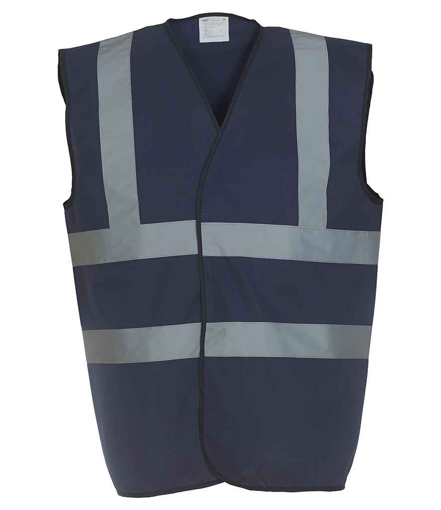 Yoko YK102 Navy Front - Ready to be Printed by Custard Workwear - Cheap Personalised and Customised Workwear in Nottinghamshire, Derbyshire and Leicestershire