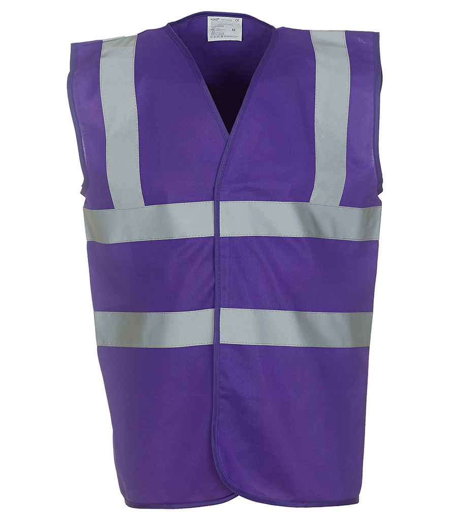 Yoko YK102 Purple Front - Ready to be Printed by Custard Workwear - Cheap Personalised and Customised Workwear in Nottinghamshire, Derbyshire and Leicestershire