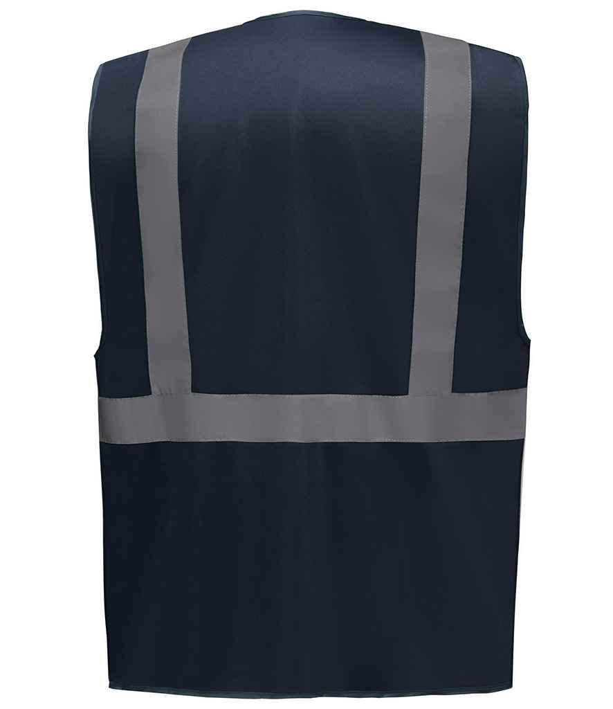 Yoko YK103 Navy Back - Ready to be Printed by Custard Workwear - Cheap Personalised and Customised Workwear in Nottinghamshire, Derbyshire and Leicestershire