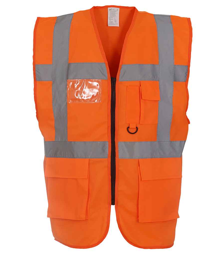 Yoko YK103 Orange Front - Ready to be Printed by Custard Workwear - Cheap Personalised and Customised Workwear in Nottinghamshire, Derbyshire and Leicestershire