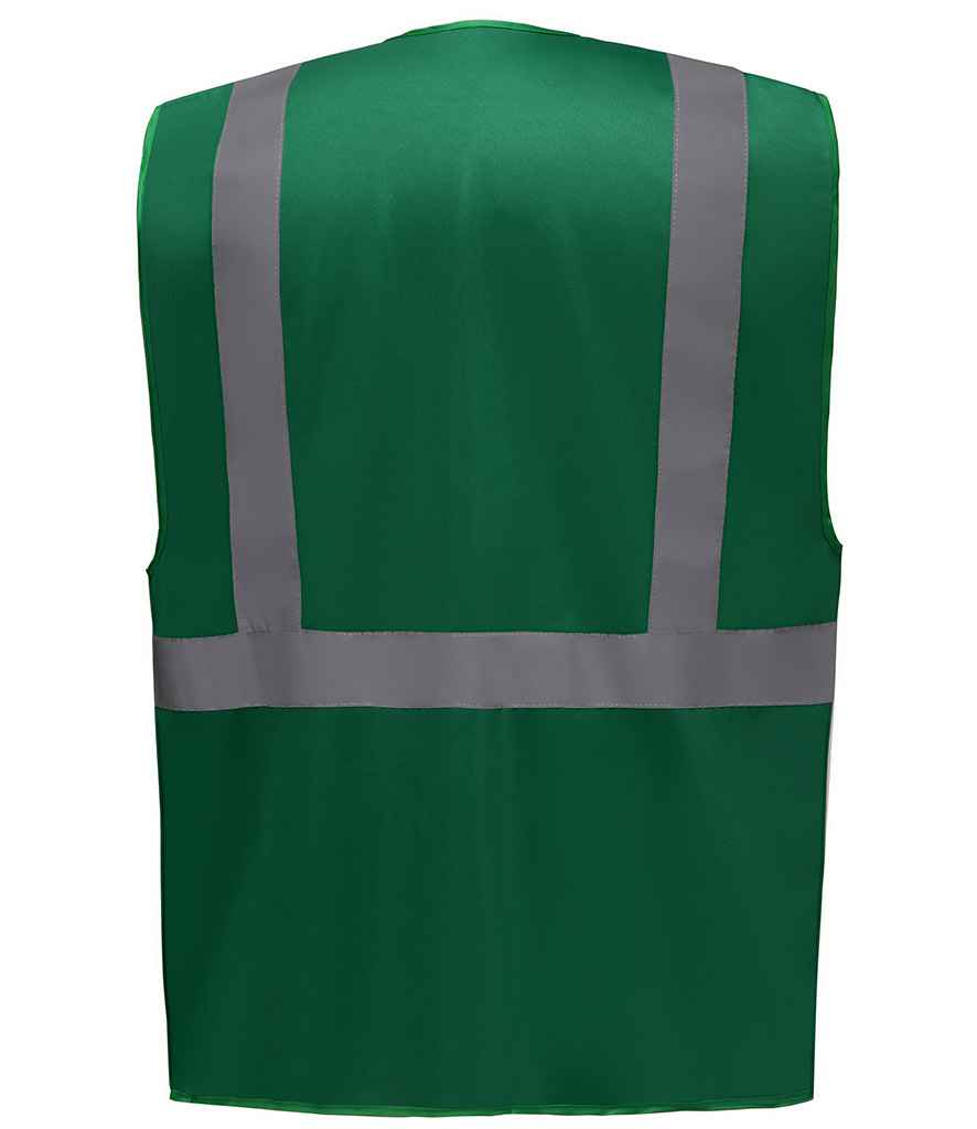 Yoko YK103 Paramedic Green Back - Ready to be Printed by Custard Workwear - Cheap Personalised and Customised Workwear in Nottinghamshire, Derbyshire and Leicestershire