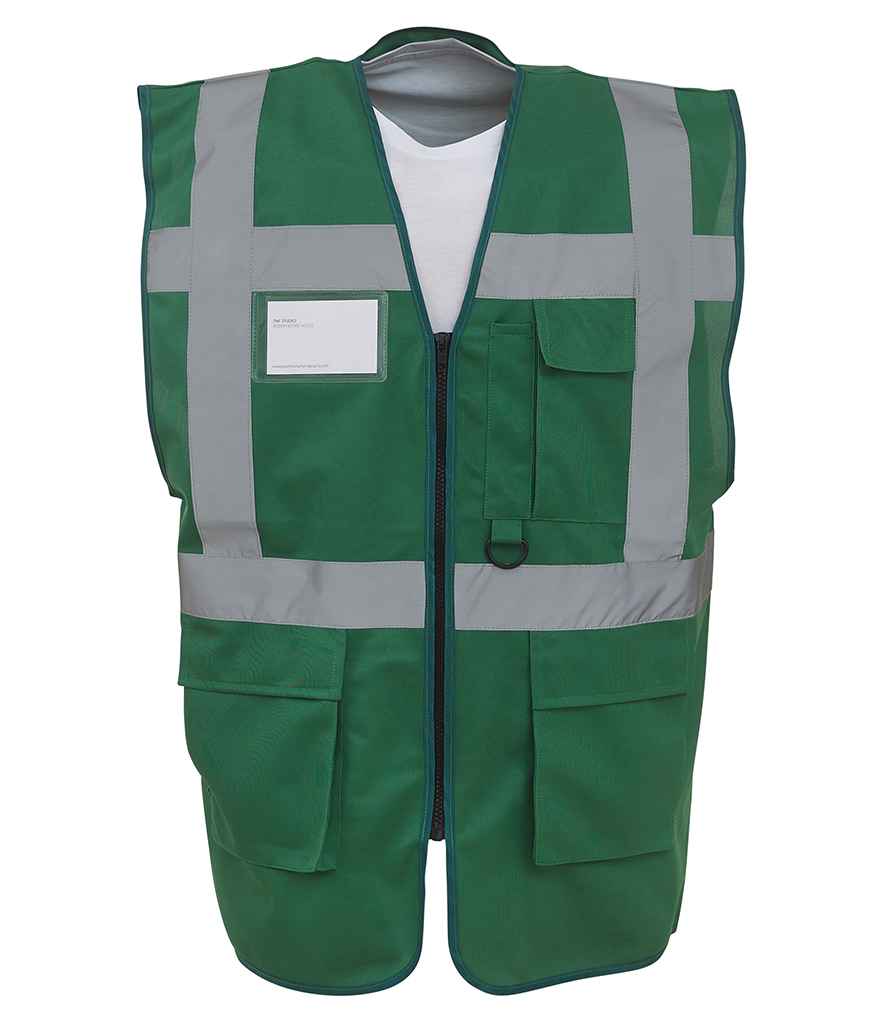 Yoko YK103 Paramedic Green Front - Ready to be Printed by Custard Workwear - Cheap Personalised and Customised Workwear in Nottinghamshire, Derbyshire and Leicestershire