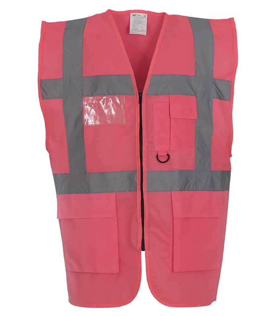 Yoko YK103 Pink Front - Ready to be Printed by Custard Workwear - Cheap Personalised and Customised Workwear in Nottinghamshire, Derbyshire and Leicestershire