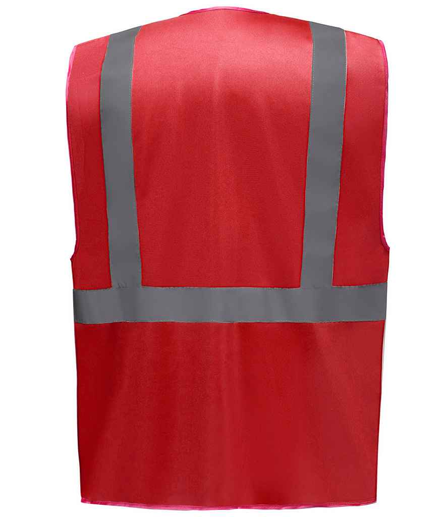 Yoko YK103 Red Back - Ready to be Printed by Custard Workwear - Cheap Personalised and Customised Workwear in Nottinghamshire, Derbyshire and Leicestershire