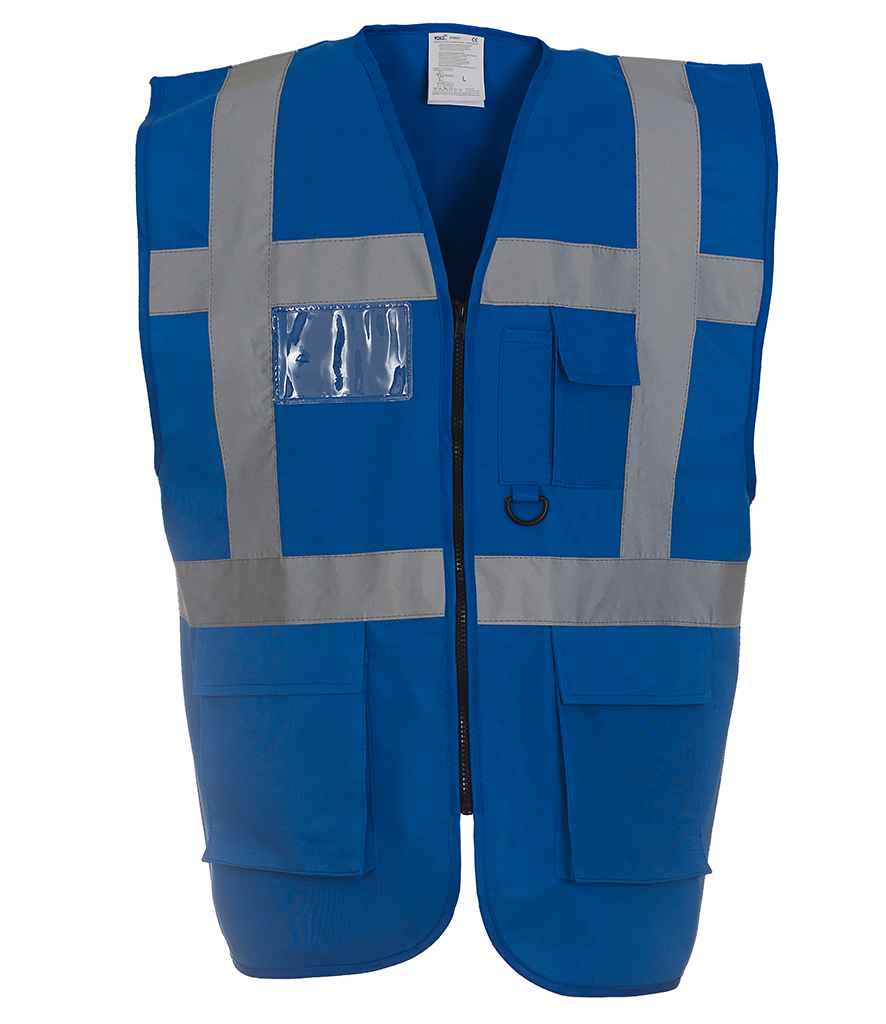 Yoko YK103 Royal Blue Front - Ready to be Printed by Custard Workwear - Cheap Personalised and Customised Workwear in Nottinghamshire, Derbyshire and Leicestershire