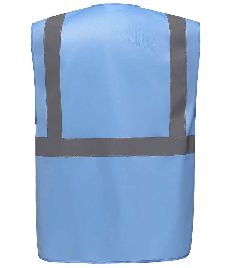 Yoko YK103 Sky Blue Back - Ready to be Printed by Custard Workwear - Cheap Personalised and Customised Workwear in Nottinghamshire, Derbyshire and Leicestershire