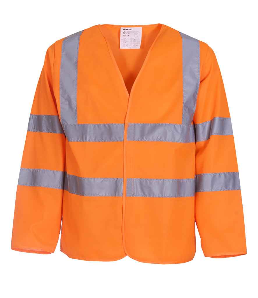 Yoko YK105 Orange Front - Ready to be Printed by Custard Workwear - Cheap Personalised and Customised Workwear in Nottinghamshire, Derbyshire and Leicestershire
