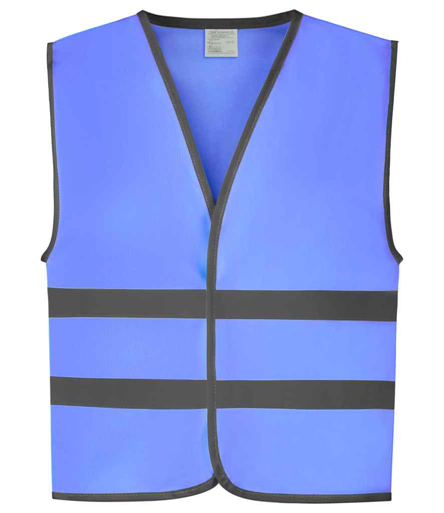 Yoko YK106B Sky Blue Front - Ready to be Printed by Custard Workwear - Cheap Personalised and Customised Workwear in Nottinghamshire, Derbyshire and Leicestershire