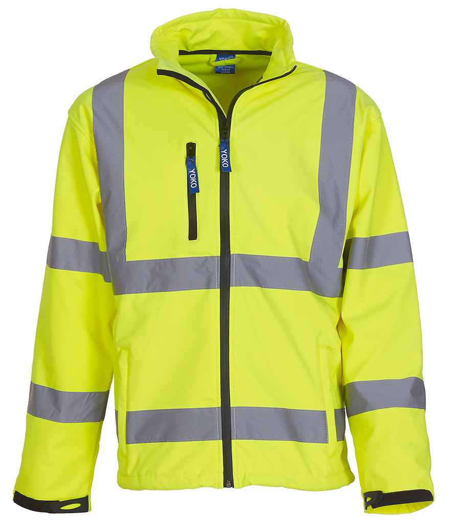 Yoko YK206 Yellow Front - Ready to be Embroidered and Printed by Custard Workwear - Cheap Personalised and Customised Workwear in Nottinghamshire, Derbyshire and Leicestershire