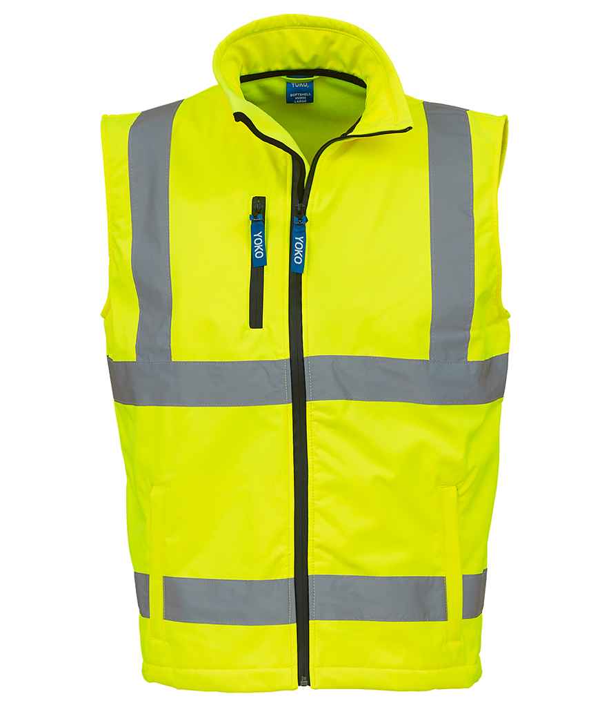 Yoko YK207 Yellow Front - Ready to be Embroidered and Printed by Custard Workwear - Cheap Personalised and Customised Workwear in Nottinghamshire, Derbyshire and Leicestershire
