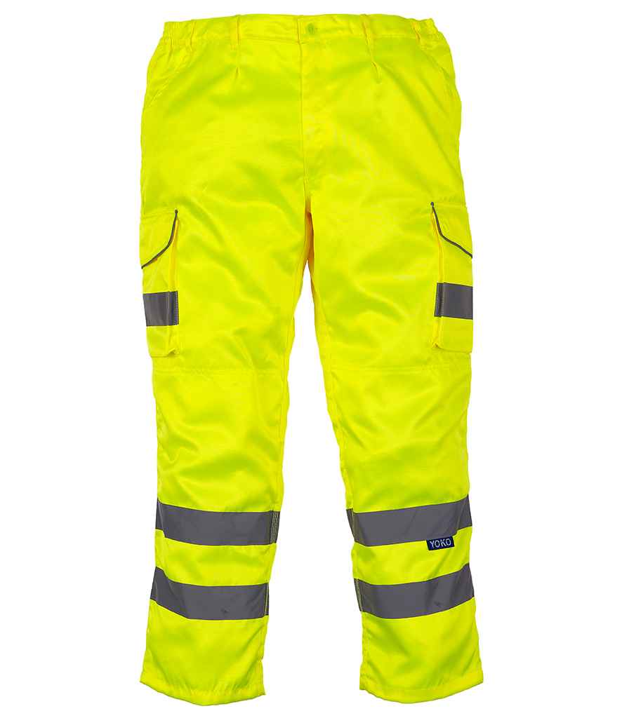 Yoko YK301 Yellow Front - Ready to be Printed by Custard Workwear - Cheap Personalised and Customised Workwear in Nottinghamshire, Derbyshire and Leicestershire